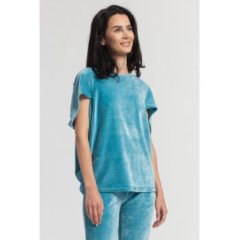 Bluza de pijama cu maneci scurte Velvet