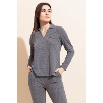 Bluza de pijama din amestec de modal City Lights