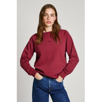 Bluza de trening cu decolteu la baza gatului si maneci raglan