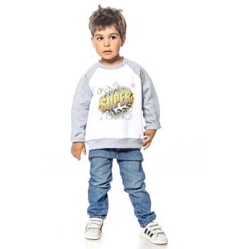 Bluza de trening cu maneci raglan