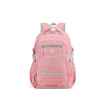 Rucsac unisex cu bareta pe piept si compartiment pentru sticla de apa