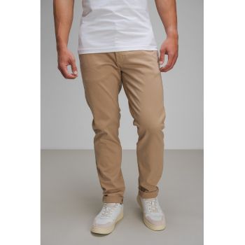 Pantaloni chino cu talie medie Chino