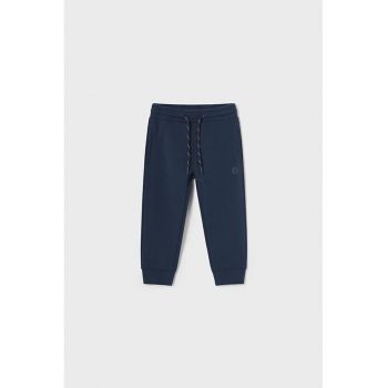 Pantaloni de trening din amestec de bumbac cu snur