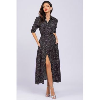 Rochie-camasa lunga cu buzunare