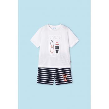 Set de tricou de bumbac si pantaloni scurti