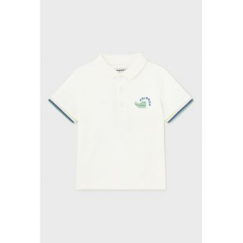 Tricou polo cu imprimeu grafic