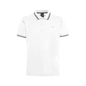 Tricou polo de bumbac cu aspect pique