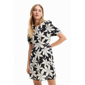 Rochie mini cu model floral