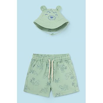 Set de pantaloni scurti chino si palaie bucket