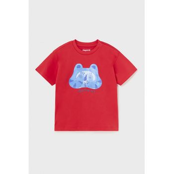 Tricou de bumbac cu imprimeu grafic