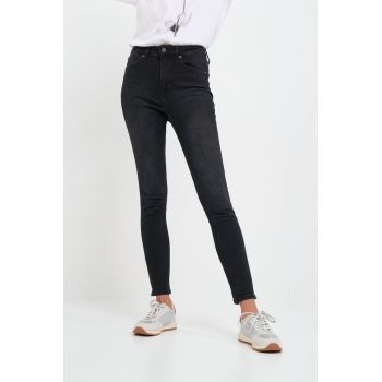 Blugi dama inchisa skinny - Negru