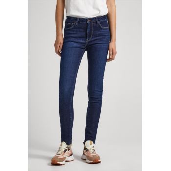 Blugi skinny cu talie inalta Regent