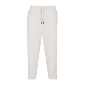 Pantaloni de trening din amestec de bumbac cu croiala conica