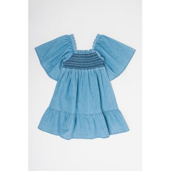 Rochie din chambray cu croiala in A