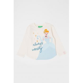 Bluza de bumbac cu imprimeu Disney Princess