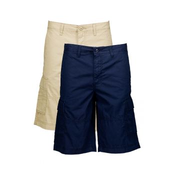 Set de pantaloni scurti cargo de bumbac - 2 perechi