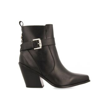 Botine western de piele Sandved