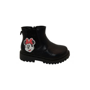 Ghete de piele ecologica cu Minnie Mouse