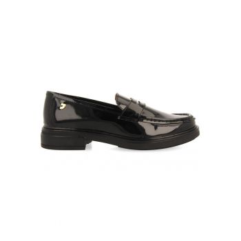 Pantofi loafer de piele lacuita