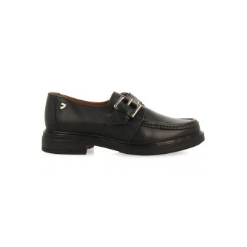 Pantofi loafer din piele cu catarama