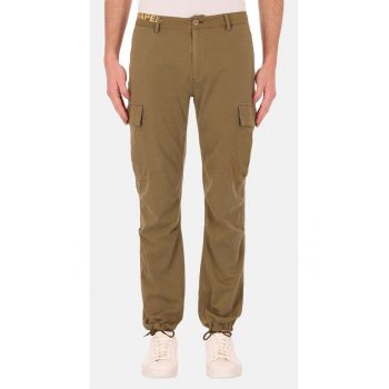 Pantaloni cargo din amestec de bumbac