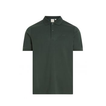 Tricou polo slim fit de bumbac organic