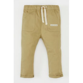 Pantaloni de bumbac cu talie ajustabila