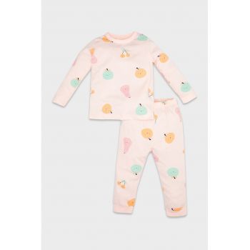 Pijama regular fit de bumbac - 4 piese