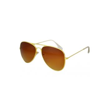 Ochelari de soare Aviator culoare Maro - Gold