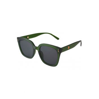 Ochelari de Soare Dama Rectangular Oversized Verde