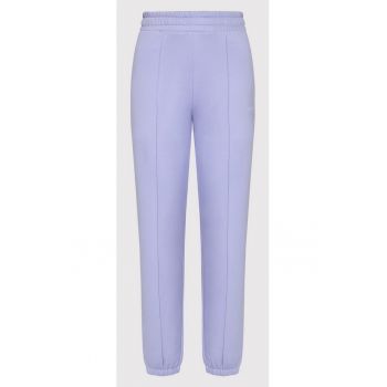 Pantaloni dama - 302056446 - Violet - Bumbac