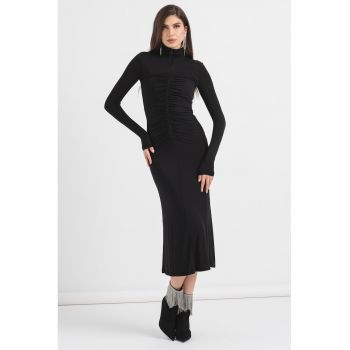 Rochie cambrata din amestec de modal