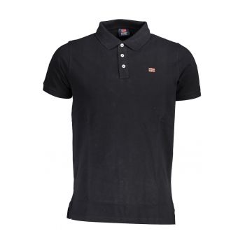 Tricou polo barbati - 1963 - 100% Bumbac - Negru