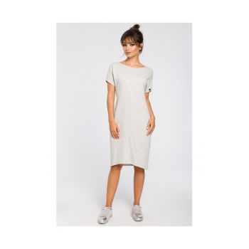 Rochie - Bumbac  Poliester - Gri