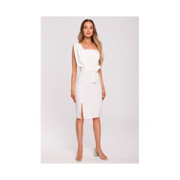 Rochie eleganta - Poliester - Ecru