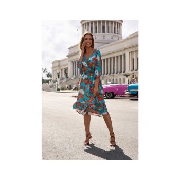 Rochie midi cu decolteu plic - model 3 -