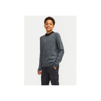 Jack&Jones Junior Pulover Space 12262664 Albastru Regular Fit - Poliester