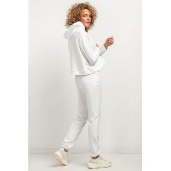 Pantaloni pentru antrenament T384 alb