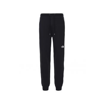 Pantaloni sport conici cu cordon in talie