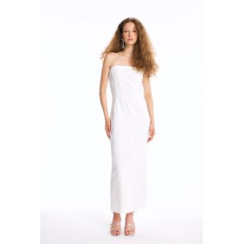 Rochie maxi cambrata fara bretele