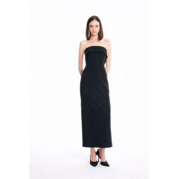 Rochie maxi cambrata fara bretele