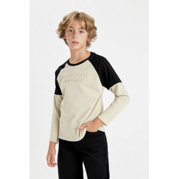 Bluza supradimensionata cu maneci raglan