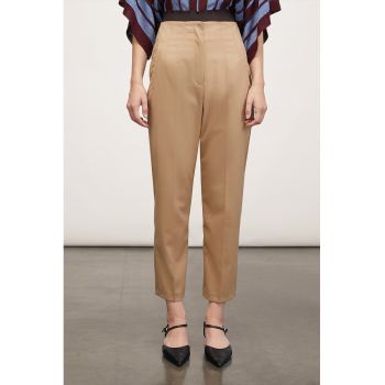 Pantaloni crop drepti