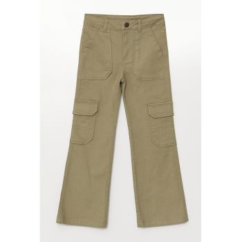 Pantaloni cargo cu talie ajustabila