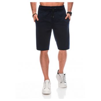 Pantaloni scurti de trening EM-SRBS-0101 - Pentru barbati - Cu snur - Albastru - L