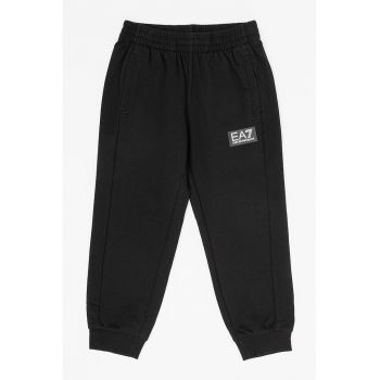 Pantaloni de trening relaxed fit din bumbac cu imprimeu logo