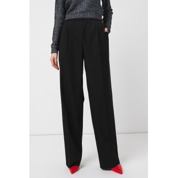 Pantaloni eleganti cu croiala ampla