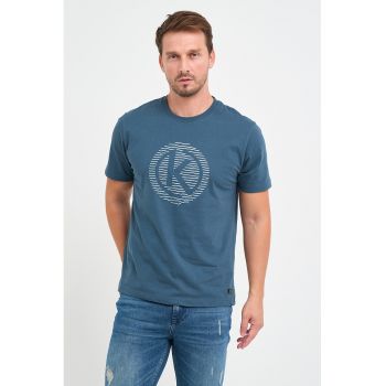 Tricou de bumbac cu imprimeu logo