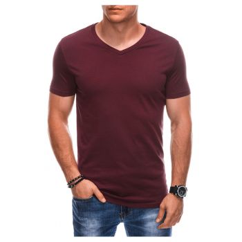 Tricou din bumbac cu decolteu in V