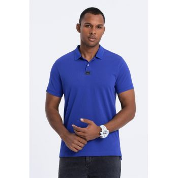 Tricou polo uni de bumbac